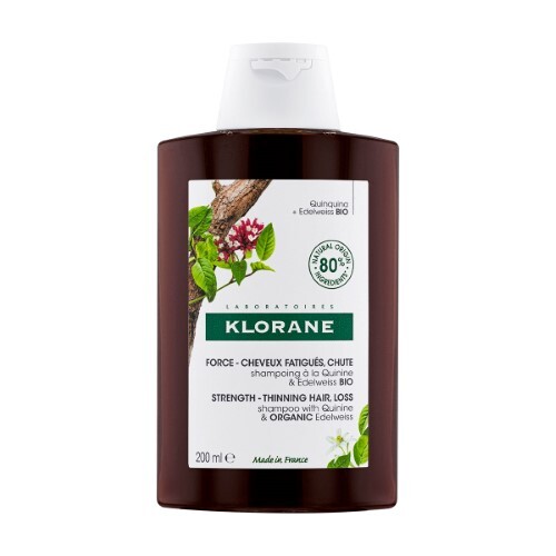 Купить Klorane шампунь с экстрактом хинина и органическим экстрактом эдельвейса 200 мл цена