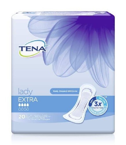 Купить Tena lady extra урологические прокладки 20 шт. цена