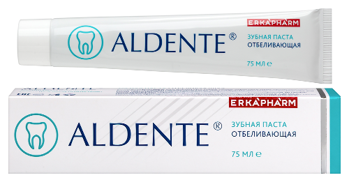 Aldente зубная паста отбеливающая 75 мл