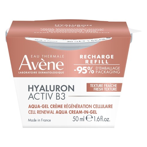 Avene hyaluron activ b3 аква-гель дневной регенерирующий 2 в 1 50 мл/сменный блок