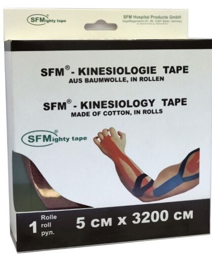 ЛЕНТА КИНЕЗИОЛОГИЧЕСКАЯ SFM-PLASTER В РУЛОНЕ 5Х3200СМ