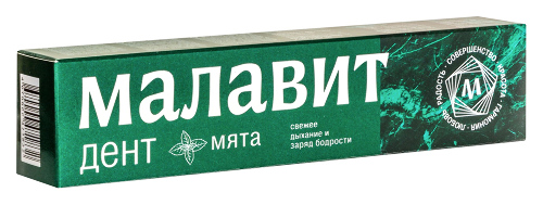 Малавит-дент зубная паста мята 75 гр