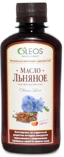 Oleos масло льняное 450 мл