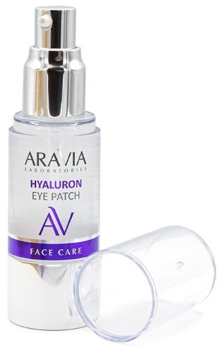 Aravia laboratories жидкие гиалуроновые патчи hualuron eye patch 30 мл
