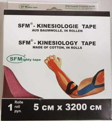 ЛЕНТА КИНЕЗИОЛОГИЧЕСКАЯ SFM-PLASTER В РУЛОНЕ 5Х3200СМ