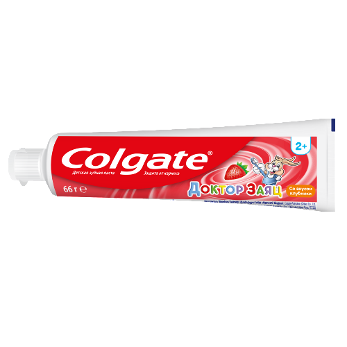 Colgate доктор заяц со вкусом клубники зубная паста 50 мл