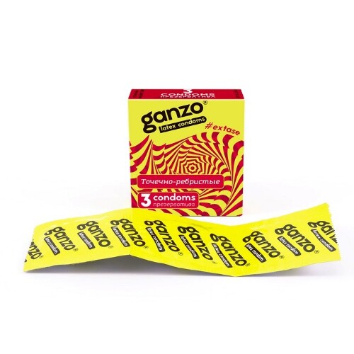 Презервативы ganzo extase 3 шт.