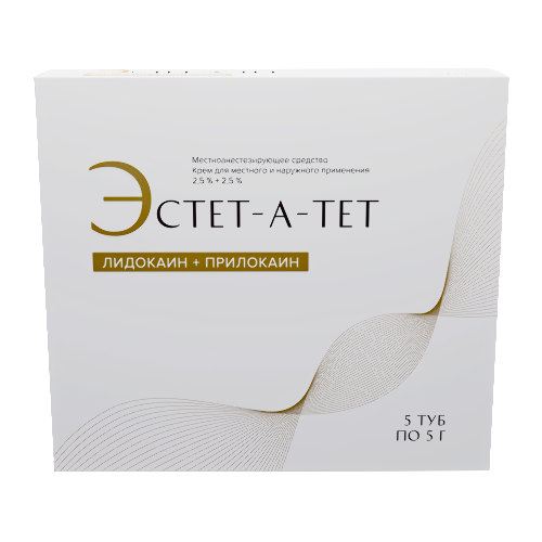 Эстет-а-тет 2,5%+2,5% крем для местного и наружного применения 5 гр