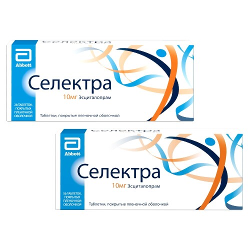 Набор СЕЛЕКТРА 0,01 N28 ТАБЛ П/ПЛЕН/ОБОЛОЧ + СЕЛЕКТРА 0,01 N56 ТАБЛ П/ПЛЕН/ОБОЛОЧ - со скидкой 20%