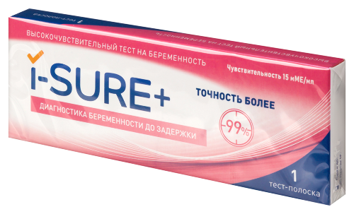 Тест для определения беременности itest plus i-sure 1 шт.