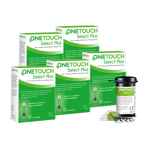 Набор тест-полоски One touch select plus №100 из 5 уп