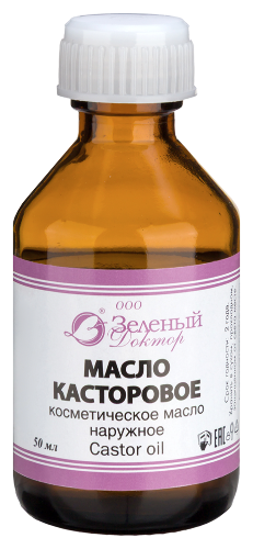 Зеленый доктор масло касторовое косметическое 50 мл