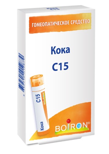 КОКА С15 ГОМЕОПАТ МОНОКОМП ПРЕПАРАТ РАСТИТ ПРОИСХОЖД