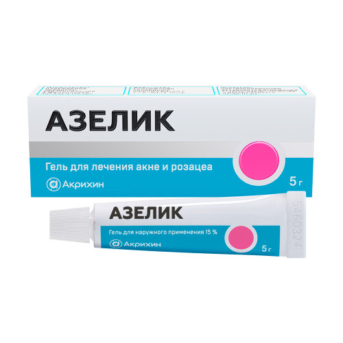 Купить Азелик 15% гель для наружного применения 5 гр цена