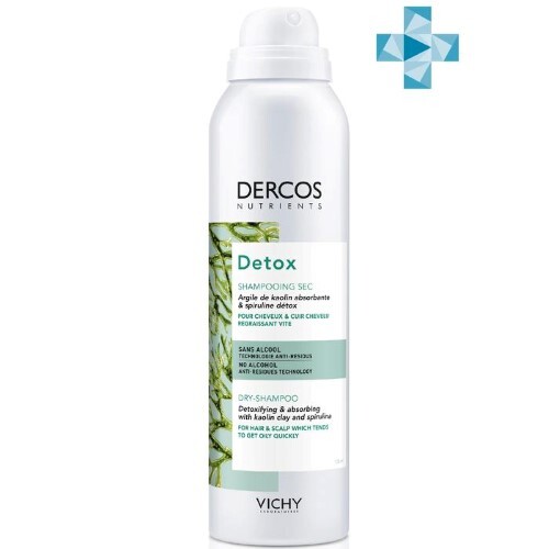 Купить VICHY DERCOS NUTRIENTS DETOX ШАМПУНЬ СУХОЙ 150МЛ цена