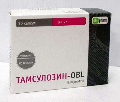 Тамсулозин-obl 0,4 мг 30 шт. капсулы с модифицированным высвобождением