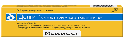 Долгит 5% крем для наружного применения 50 гр