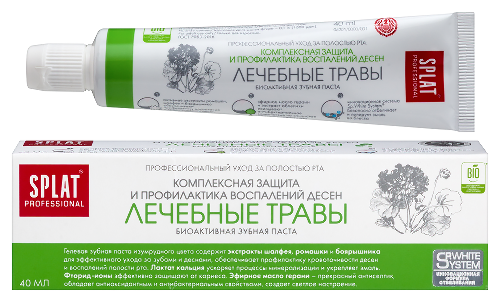 ЗУБНАЯ ПАСТА СПЛАТ ЛЕЧЕБНЫЕ ТРАВЫ