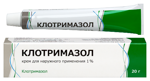 Клотримазол 1% крем для наружного применения 20 гр