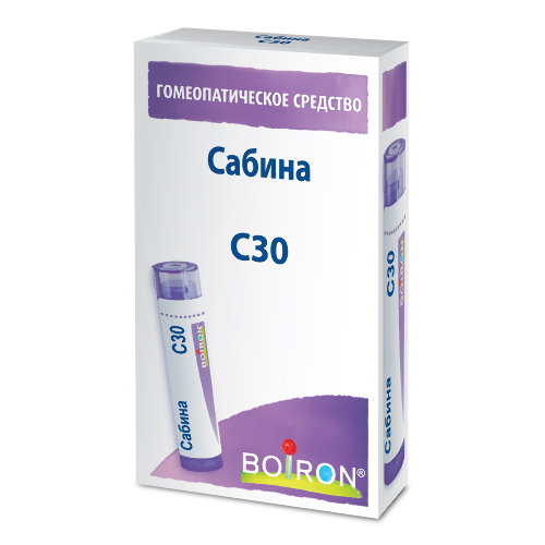 Купить Сабина с30 гомеопатические монокомп препарат растит происхожд гранулы гомеопатические 4 гр цена