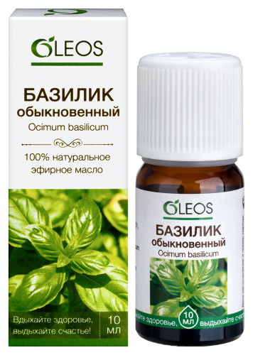 Oleos масло эфирное базилик обыкновенный 10 мл