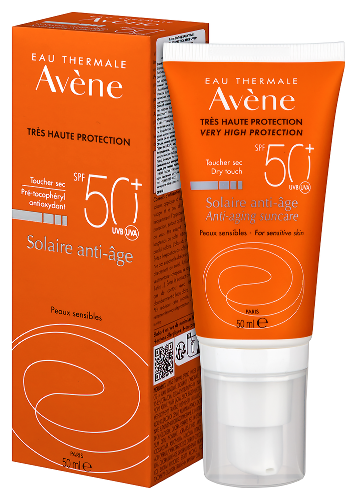 Avene солнцезащитный анти-возрастной крем spf50+ 50 мл