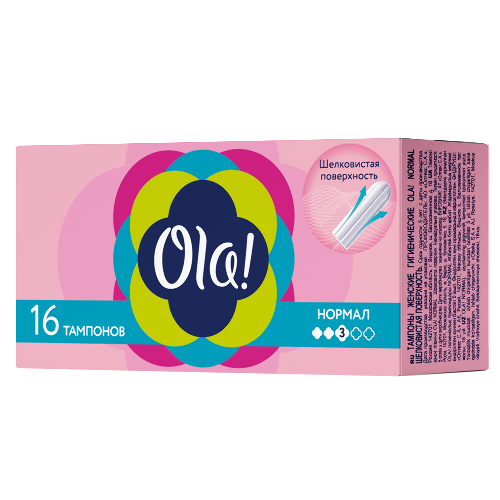 Ola тампоны normal шелковистая поверхность 16 шт.