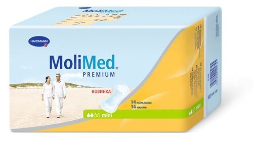 Купить Молимед премиум прокладки урологические для женщин мини 14 шт. цена