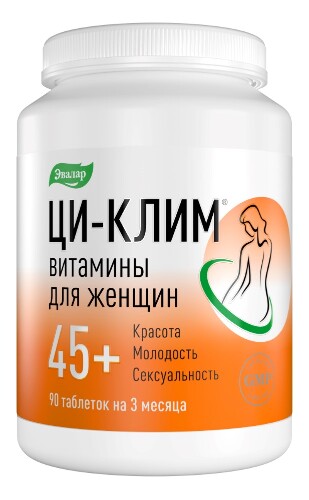 Купить Ци-клим витамины для женщин 45+ 90 шт. таблетки массой 0,56 г цена