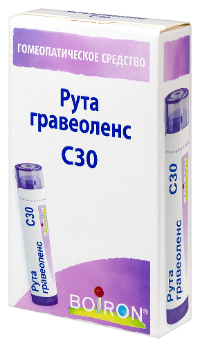 РУТА ГРАВЕОЛЕНС С30 ГОМЕОПАТ МОНОКОМП ПРЕПАРАТ РАСТИТ ПРОИСХОЖД