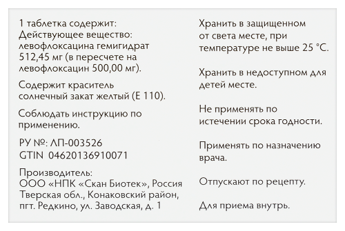 ЛЕВОФЛОКСАЦИН