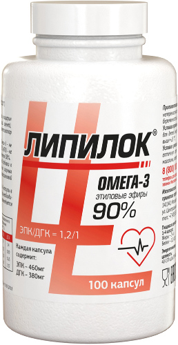 ЛИПИЛОК ОМЕГА-3 90%
