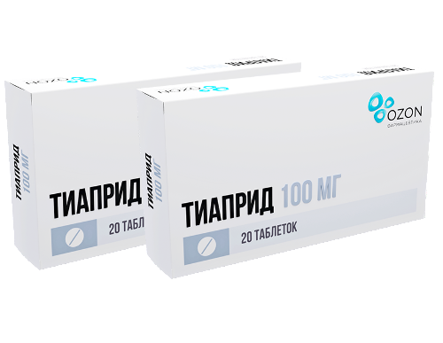 Купить Тиаприд 100 мг 20 шт. таблетки в Москве Тиаприд 100 мг 20 шт. таблетки