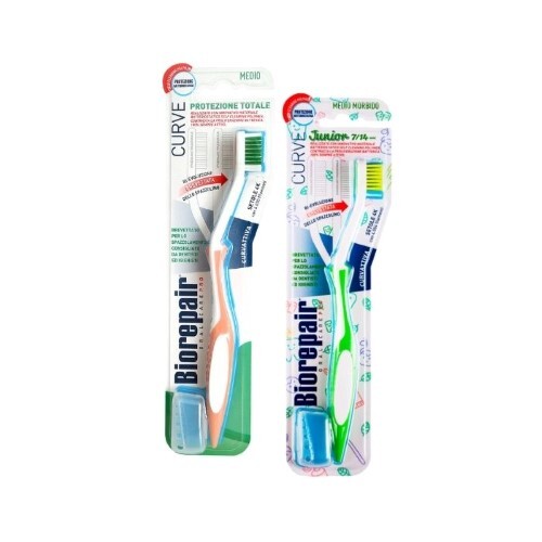 Набор Biorepair зубная щетка для комплексной защиты + зубная щетка детская с 12 лет