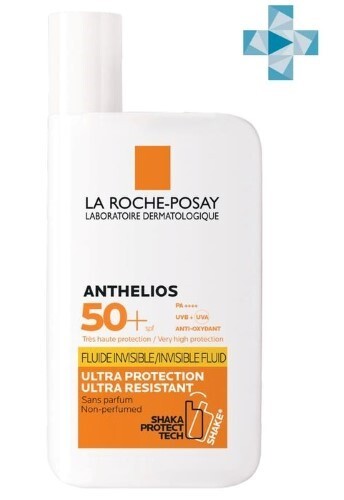 Купить LA ROCHE-POSAY ANTHELIOS ФЛЮИД НЕВИДИМЫЙ ДЛЯ ЛИЦА И КОЖИ ВОКРУГ ГЛАЗ SPF50+ 50МЛ цена