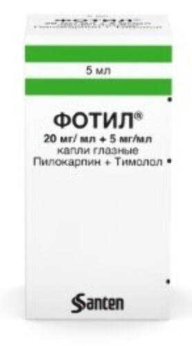 Купить Фотил 0,02+0,005/мл флакон-капельница капли глазные 5 мл цена