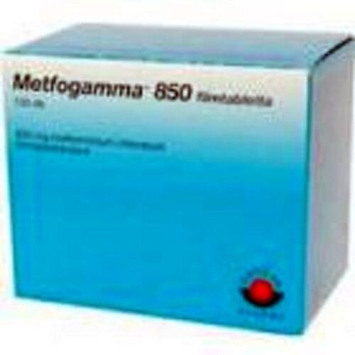 Метфогамма 850 мг 120 шт. таблетки, покрытые пленочной оболочкой