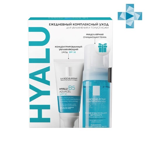 Купить LA ROCHE-POSAY HYALU B5 AQUAGEL АКВАГЕЛЬ КОНЦЕНТРИРОВАННЫЙ SPF30 50МЛ+ПЕНКА МИЦЕЛЛЯРНАЯ ОЧИЩАЮЩАЯ 150МЛ/НАБОР цена