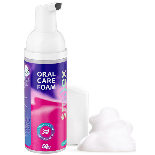Splat пенка для зубов инновационная очищающая smilex ortho+ 3 в 1 со вкусом мяты 50 мл