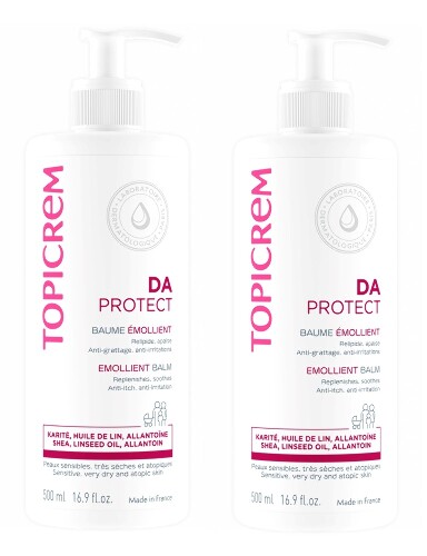 Набор Топикрем Da Protect бальзам липидовосстанавливающий 500мл из 2 уп со скидкой