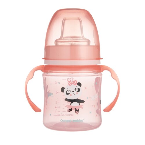 Купить Canpol babies поильник с силиконовым носиком 120 мл 6+/розовый цена