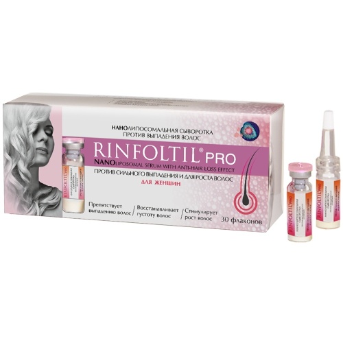 Rinfoltil pro сыворотка нанолипосомная против выпадения волос для женщин 30 шт.