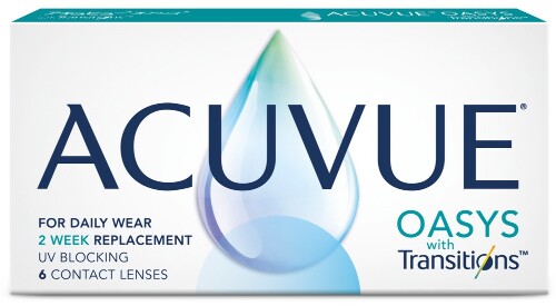 Купить Acuvue oasys with transitions двухнедельные контактные линзы/-1,75/ 6 шт. цена