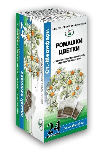 Ромашки цветки 1,5 гр 24 шт. фильтр-пакеты