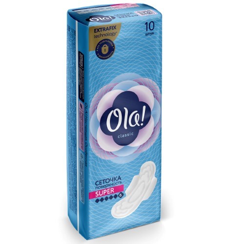 Ola wings super top dry прокладки 10 шт.
