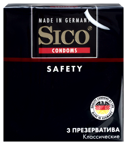 Купить Sico презерватив safety классические 3 шт. по цене 235 руб в Москве Sico презерватив safety классические 3 шт.