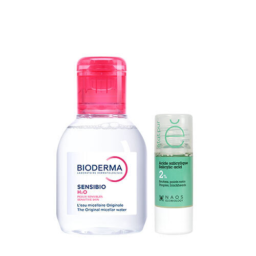 Набор Bioderma Sensibio Н2о Мицеллярная Вода 100мл + Etat Pur Сыворотка С Салициловой Кислотой 2% 15мл