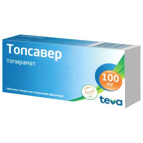 Купить Топсавер 100 мг 28 шт. таблетки, покрытые пленочной оболочкой цена