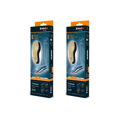 Набор из 2-х уп. СТЕЛЬКИ ОРТОПЕДИЧЕСКИЕ DUO FW-618 РАЗМЕР 39
