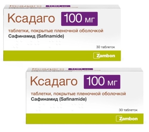 Набор Ксадаго 100 мг №30 табл из 2 уп со скидкой